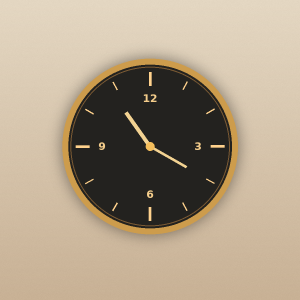 Demo · Premium Round Wall Clock