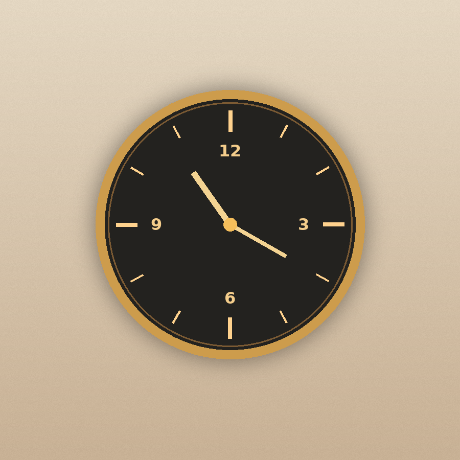 Demo · Premium Round Wall Clock